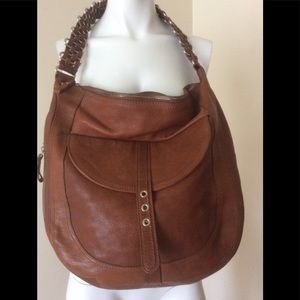 Tano leather hobo bag. EUC